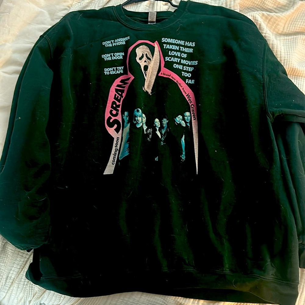 scream green crewneck